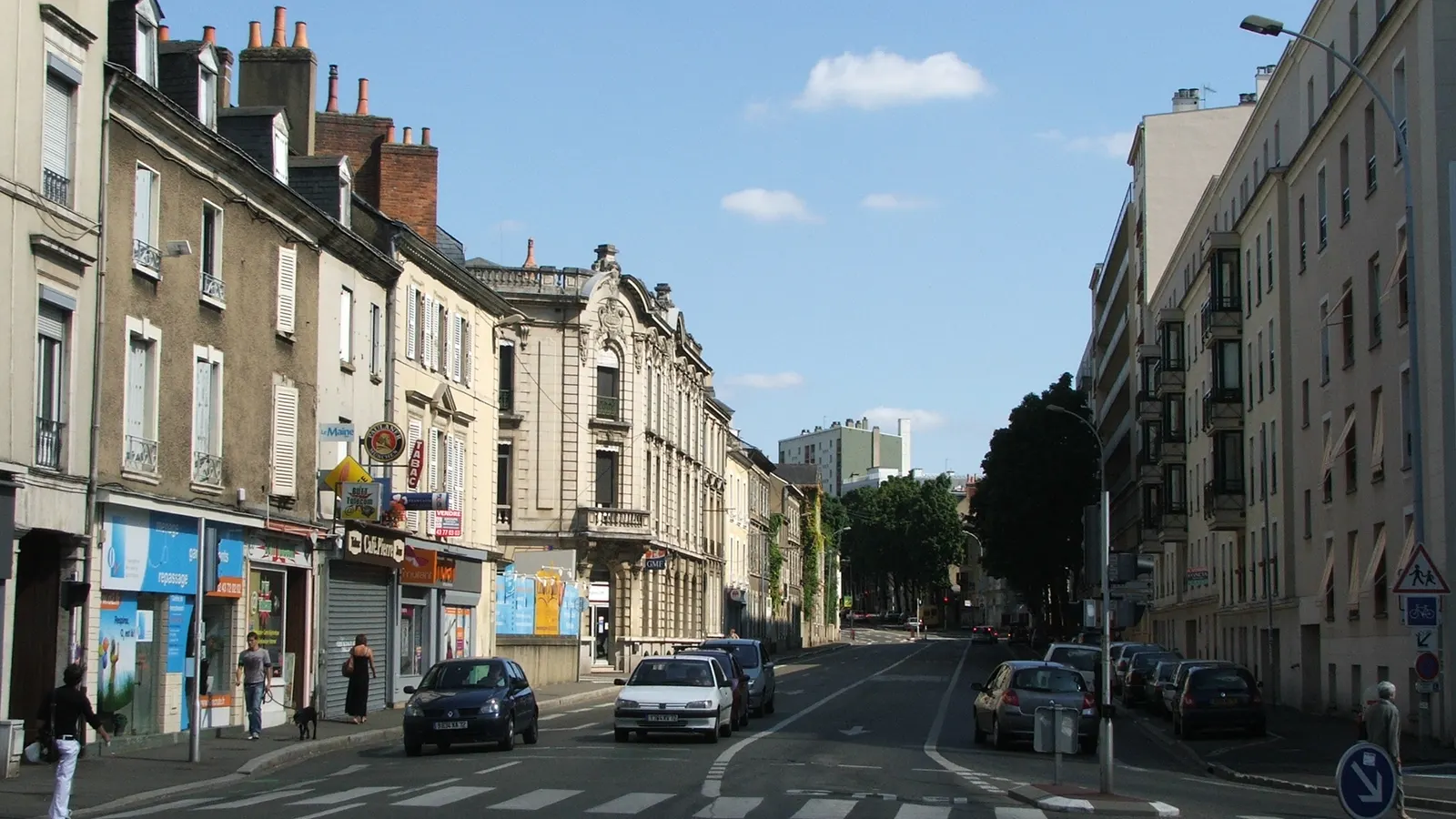 L'avenue Bollée et ses faubourgs, à l'est du Mans